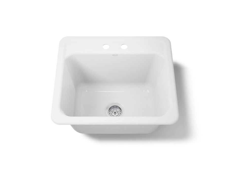 KOHLER K-19017-2 Glen Falls 25" top-/undermount single-bowl utility sink