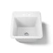 KOHLER K-19022-2 Park Falls 21" top-/undermount single-bowl utility sink, white - view 4