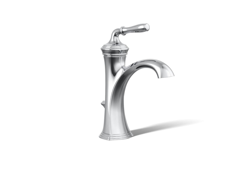 KOHLER K-193-4 Devonshire Single-handle bathroom sink faucet, 1.2 gpm, polished chrome