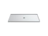 KOHLER K-1938-0 K-1938 Ballast 66" x 36" Alcove Shower Base, Center Drain, white