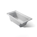 KOHLER K-1946-LW Archer 60" x 30" alcove bath with Bask heated surface, left drain, ice grey