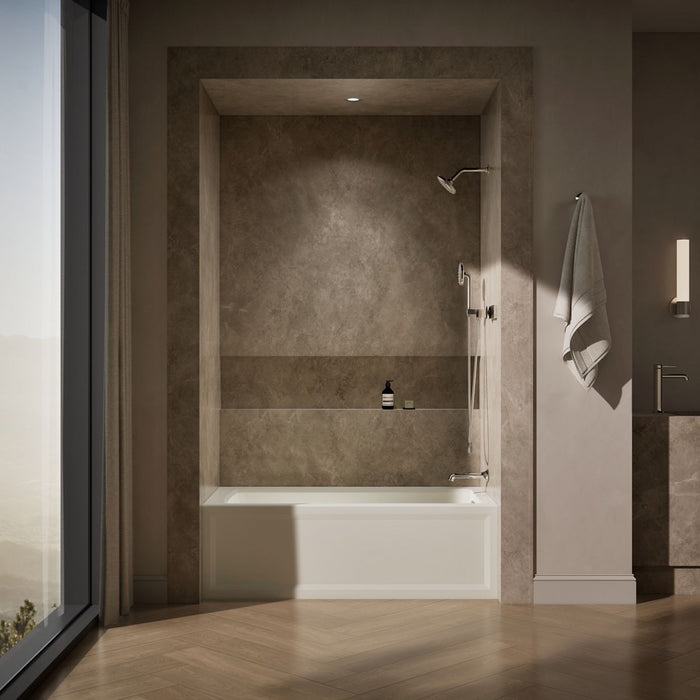 KOHLER K-1946-RA Archer 60" x 30" alcove bath right drain