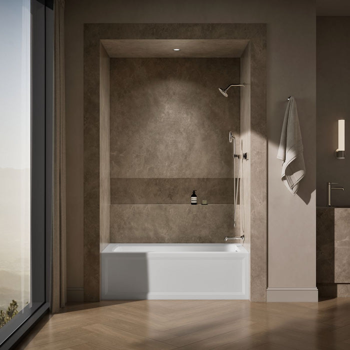 KOHLER K-1946-RA Archer 60" x 30" alcove bath right drain