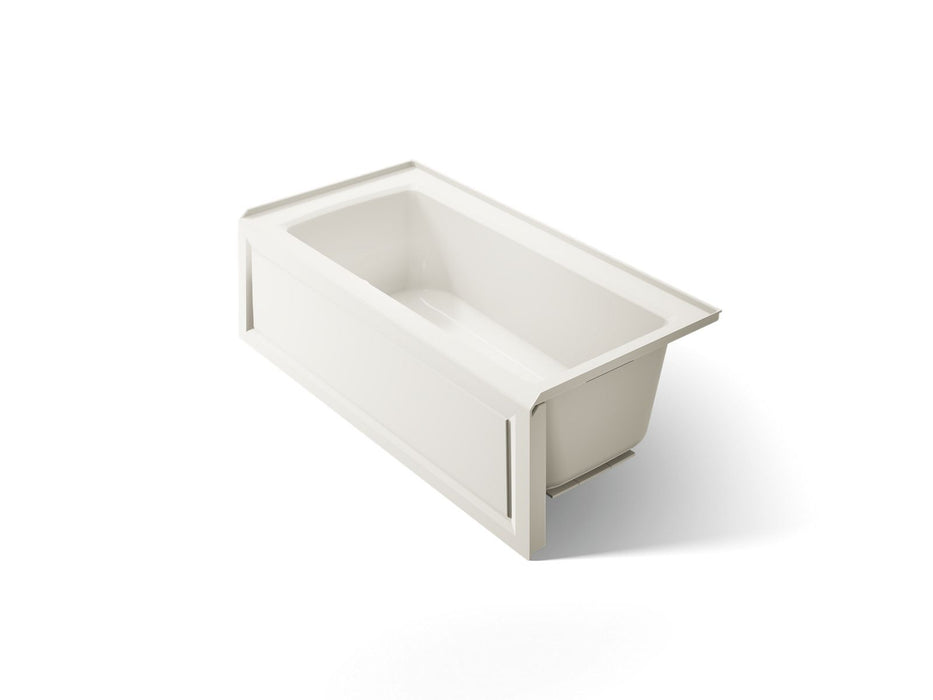 KOHLER K-1946-RAW Archer 60" x 30" alcove bath with Bask heated surface, right drain