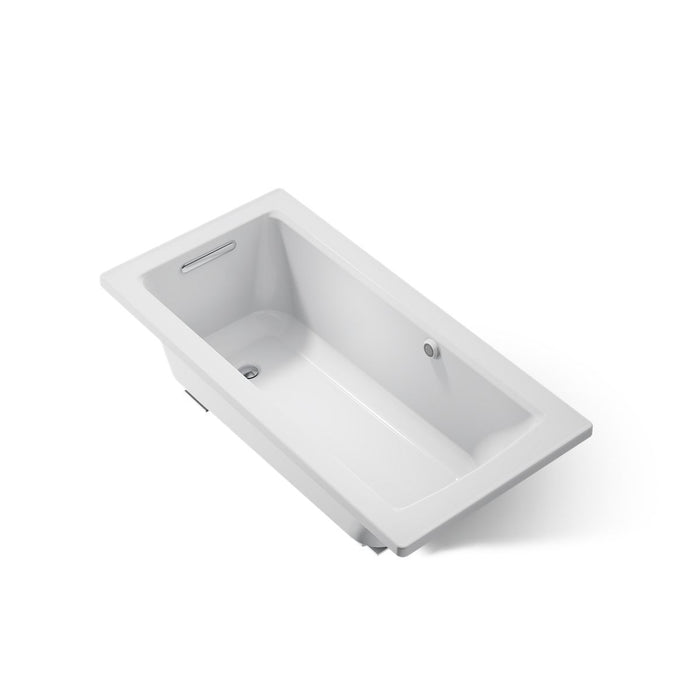 KOHLER K-1946-W1 Archer 60" x 30" drop-in bath with Bask heated surface, ice grey - view 5
