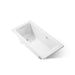 KOHLER K-1946-W1 Archer 60" x 30" drop-in bath with Bask heated surface, white
