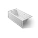 KOHLER K-1947-GHLAW Archer 60" x 30" integral apron Heated BubbleMassage air bath with Bask heated surface and left-hand...