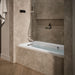 KOHLER K-1947-GHLW Archer 60" x 30" alcove Heated BubbleMassage air bath with Bask heated surface, left drain, white - view 3