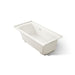 KOHLER K-1947-GHRW Archer 60" x 30" alcove Heated BubbleMassage air bath with Bask heated surface, right drain, biscuit