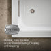 KOHLER K-1947-GHW Archer 60" x 30" drop-in Heated BubbleMassage air bath with Bask heated surface, white - view 5