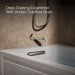 KOHLER K-1947-HLA Archer 60" x 30" alcove heated whirlpool bath, left drain, ice grey - view 4