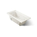 KOHLER K-1947-L Archer 60" x 30" alcove whirlpool bath, left drain, biscuit