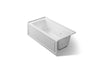 KOHLER K-1947-RA Archer 60" x 30" alcove whirlpool bath, right drain, ice grey