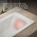 KOHLER K-1947-W1 Archer 60" x 30" drop-in whirlpool bath with Bask heated surface, white - view 5