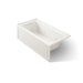 KOHLER K-1947-XGHLA Archer 60" x 30" alcove Heated BubbleMassage air bath and whirlpool, left drain, biscuit