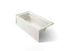 KOHLER K-1948-LA Archer 66" x 32" alcove bath, left drain, biscuit
