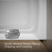 KOHLER K-1948-LA Archer 66" x 32" alcove bath, left drain, white - view 3