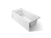 KOHLER K-1948-RA Archer 66" x 32" alcove bath, right drain, white