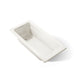 KOHLER K-1948-W1 Archer 66" x 32" drop-in bath with Bask heated surface, biscuit