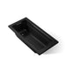 KOHLER K-1948-W1 Archer 66" x 32" drop-in bath with Bask heated surface, black black
