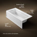 KOHLER K-1949-GHLA Archer 66" x 32" alcove Heated BubbleMassage air bath, left drain, white - view 5
