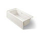 KOHLER K-1949-GHRAW Archer 66" x 32" alcove Heated BubbleMassage air bath with Bask heated surface, right drain, biscuit