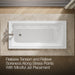KOHLER K-1949-H Archer 66" x 32" drop-in heated whirlpool bath, white - view 5