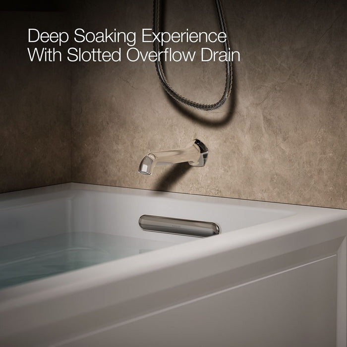 KOHLER K-1949-HRA Archer 66" x 32" alcove heated whirlpool, right drain