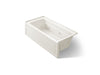 KOHLER K-1949-RA Archer 66" x 32" alcove whirlpool, right drain, biscuit