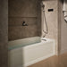 KOHLER K-1949-RA Archer 66" x 32" alcove whirlpool, right drain, biscuit - view 3