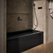 KOHLER K-1949-RA Archer 66" x 32" alcove whirlpool, right drain, black black - view 3