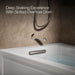 KOHLER K-1949-XGHLA Archer 66" x 32" alcove Heated BubbleMassage air bath and whirlpool, left drain, white - view 3