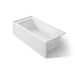 KOHLER K-1949-XGHRA Archer 66" x 32" alcove Heated BubbleMassage air bath and whirlpool, right drain, white