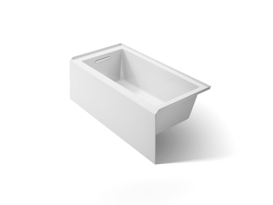 KOHLER K-1956-LA Underscore 60" x 30" alcove bath, left drain, white
