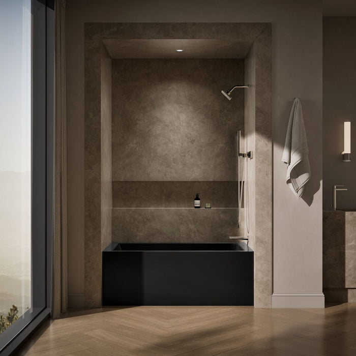 KOHLER K-1957-RA Underscore 60" x 32" alcove bath right drain