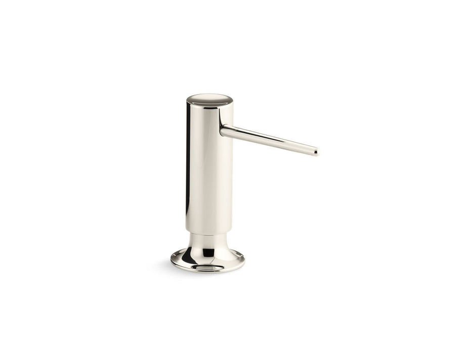 KOHLER K-1995 Contemporary design soap/lotion dispenser, vibrant polished nickel