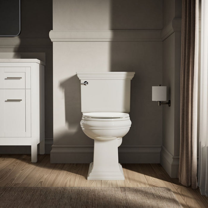 KOHLER K-20111 Brevia Quiet-Close round-front toilet seat, biscuit - view 4