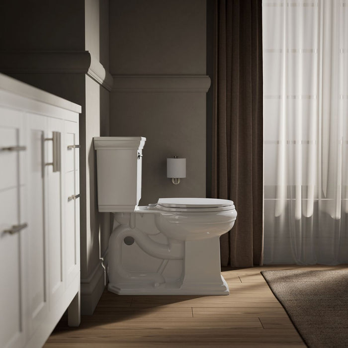 KOHLER K-20111 Brevia Quiet-Close round-front toilet seat, white - view 3