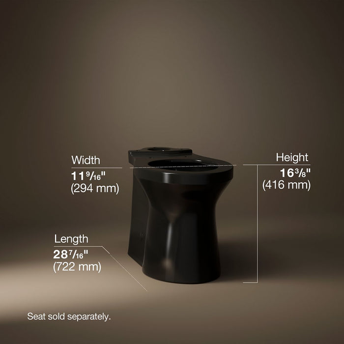 KOHLER K-20148 Betello Elongated toilet bowl with skirted trapway