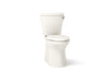 KOHLER K-20197-RA Betello Two-piece Elongated Toilet with Skirted Trapway, 1.28 GPF, Biscuit - 3/4 view of product
