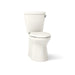 KOHLER K-20197-RA Betello Two-piece Elongated Toilet with Skirted Trapway, 1.28 GPF, Biscuit - 3/4 view of product
