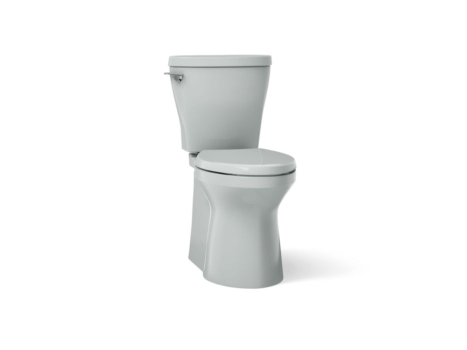 KOHLER K-20197 Betello Two-piece elongated toilet with skirted trapway, 1.28 gpf