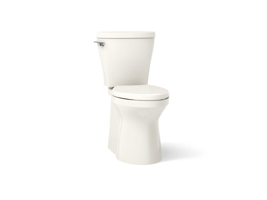 KOHLER K-20198 Betello ContinuousClean XT Two-piece Elongated Toilet with Skirted Trapway, 1.28 GPF, Biscuit - 3/4 view of pr