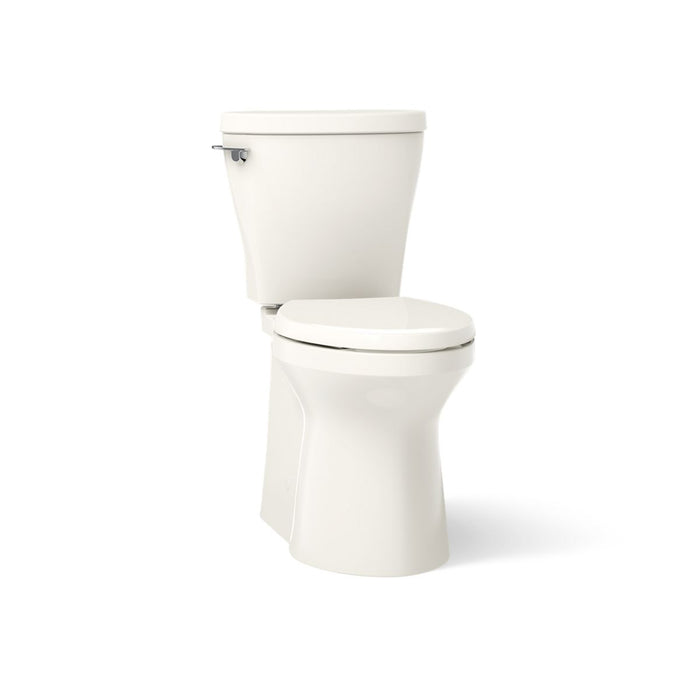 KOHLER K-20198 Betello ContinuousClean XT Two-piece Elongated Toilet with Skirted Trapway, 1.28 GPF, Biscuit - 3/4 view of pr
