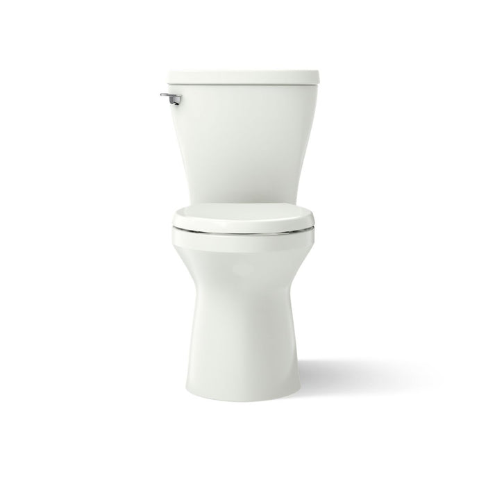 KOHLER K-20198 Betello ContinuousClean XT Two-piece Elongated Toilet with Skirted Trapway, 1.28 GPF, Dune - front view of pro