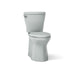 KOHLER K-20198 Betello ContinuousClean XT Two-piece Elongated Toilet with Skirted Trapway, 1.28 GPF, Ice Grey - 3/4 view of p