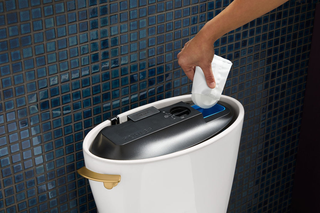 KOHLER K-20198 Betello ContinuousClean XT Two-piece Elongated Toilet with Skirted Trapway, 1.28 GPF, White - Products in use 