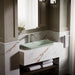 KOHLER K-20212-PAG Iron Plains 30" rectangular drop-in / undermount / vessel bathroom sink, aspen exterior with aspen...