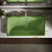 KOHLER K-20212-PFG Iron Plains 30" rectangular drop-in / undermount / vessel bathroom sink, fresh green exterior with...