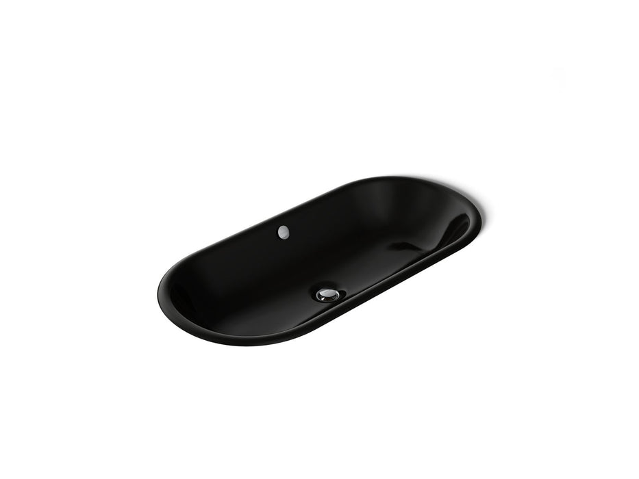 KOHLER K-20213 Iron Plains 33" oval drop-in/undermount bathroom sink